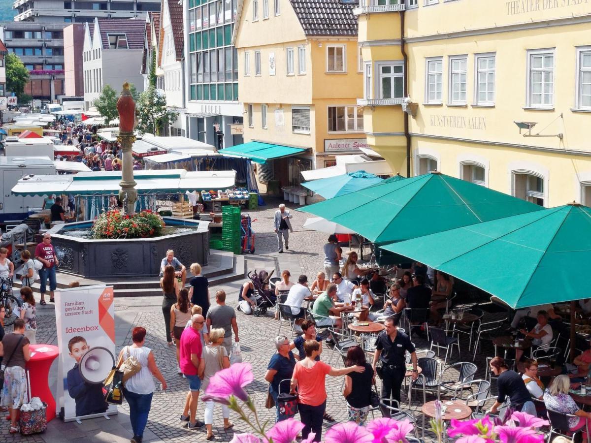 Zentrale Ferienwohnung In Aalen City Mit 4-Sternen Ngoại thất bức ảnh